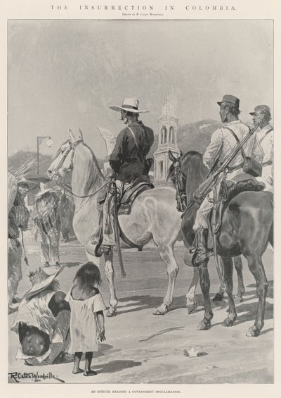 The Insurrection in Colombia by Richard Caton Woodville junior